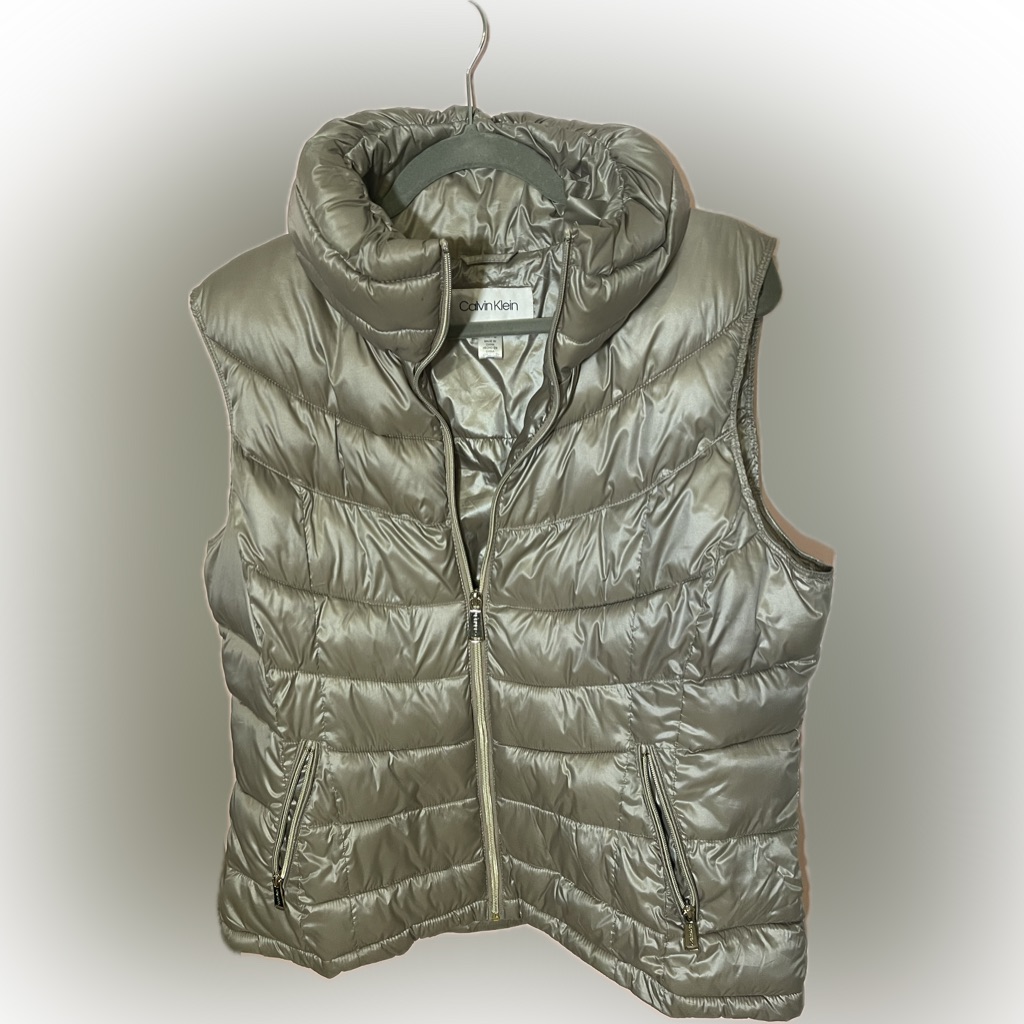 Calvin Klein Puffer Sleeveless Vest Sz Xl
